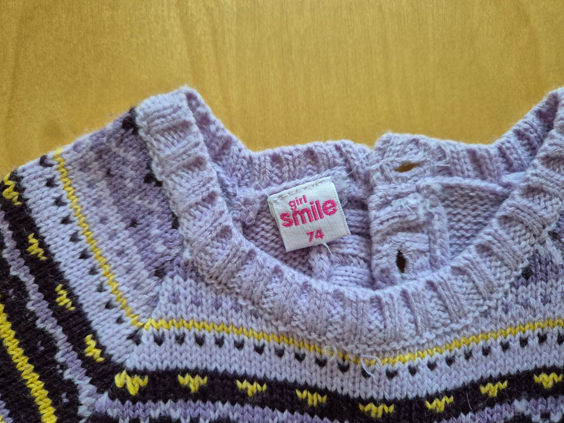 Vestiti & Gonne: Lila Strickkleid, Smile, Gr. 74, Versand möglich – Usato da Reinach AG venduto da scud-werfer17 1