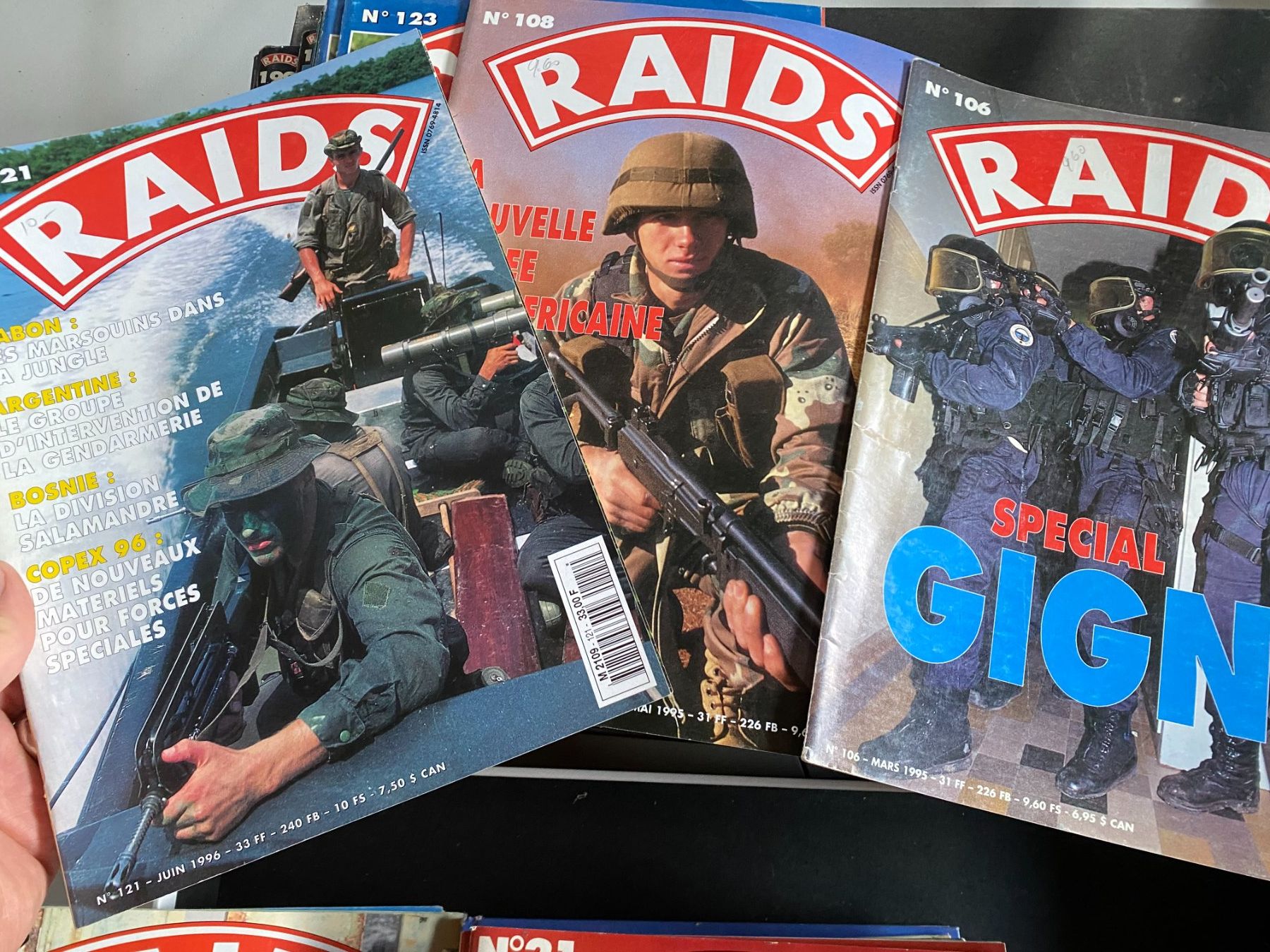 Riviste & Magazine: Magazines RAID - 32 numéros - 1988-2003 – Usato da Prez-vers-Noréaz venduto da Jchris 4