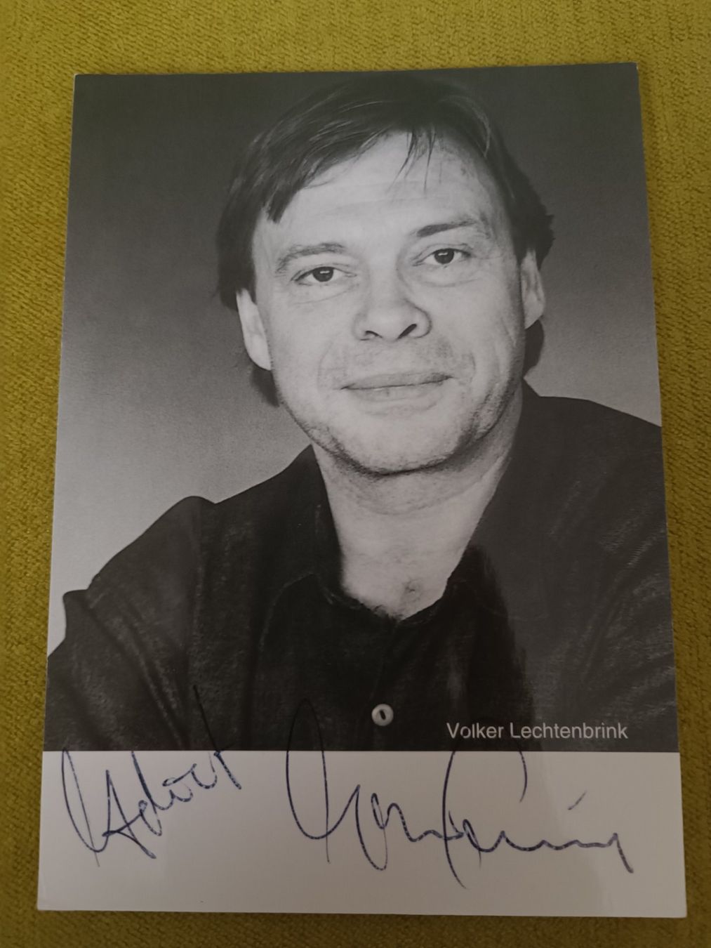 Autografi: Volker Lechtenbrink - handsigniert – Usato da Menziken venduto da Artographs