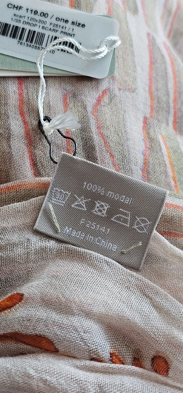 Nile Foulards, Tücher & Schals: Nile - wunderschöner leichter Schal – Gebraucht aus Kollbrunn von Antikmann 7