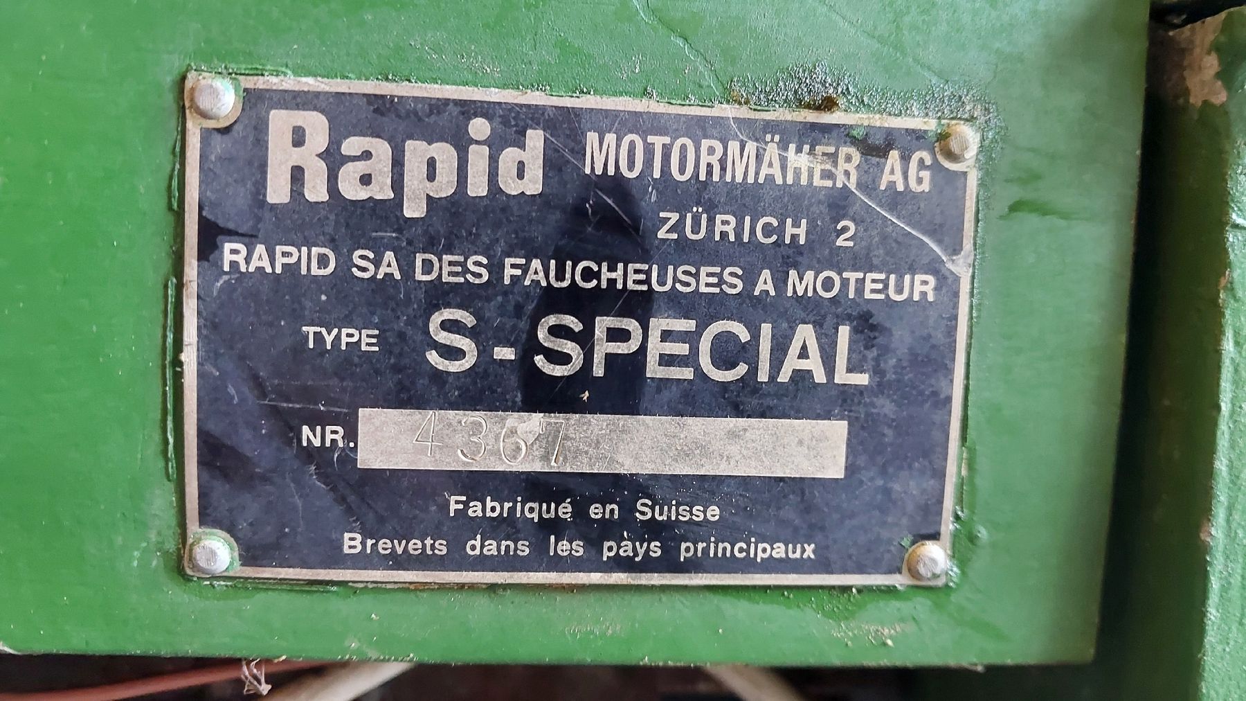 Rapid Tutte le macchine: Rapid Spezial, Einachser, Motormäher, Scheunenfund – Difettoso da Siblingen venduto da Bacherach2 8