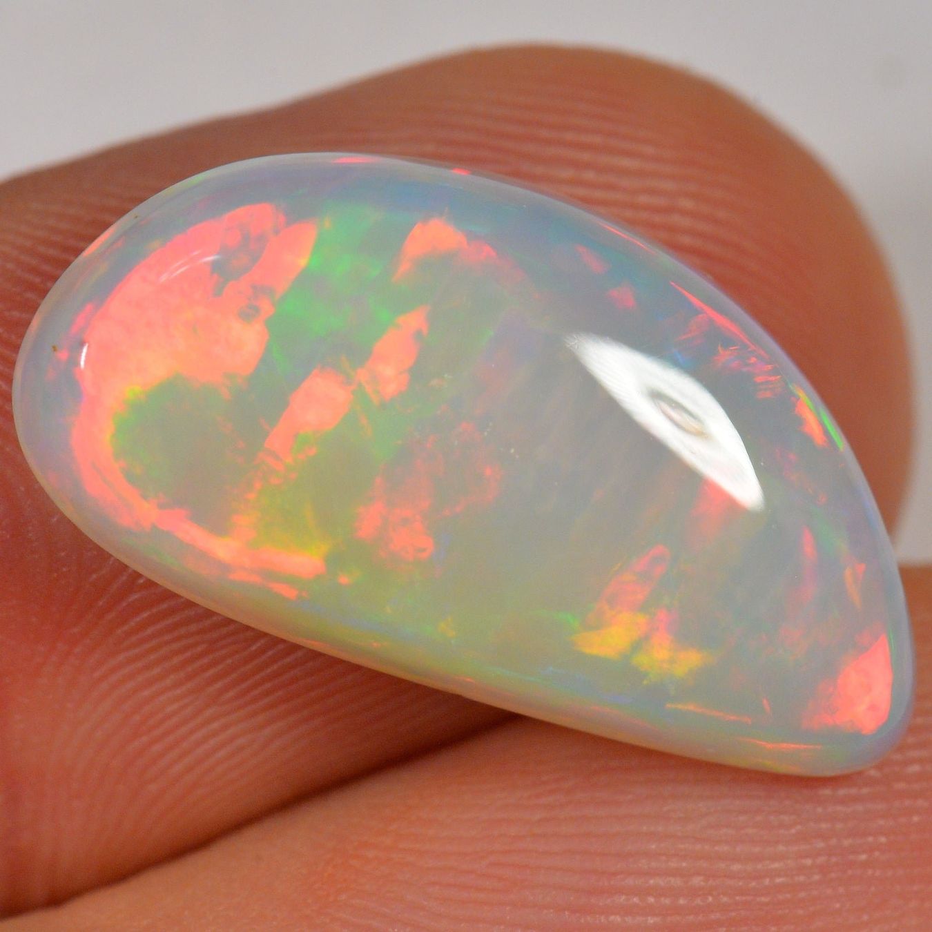 Pietre preziose: 8.3 Karat - Heller Striped Äthiopischer Welo Opal – Nuovo (secondo la descrizione) da Rüti ZH venduto da DeinOpal 4