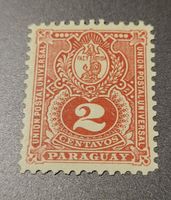 Paraguay 1887 alte briefmarke