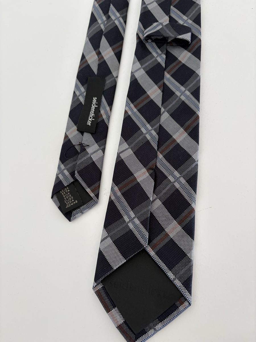 Cravatte: Classic Plaid Tie - Seidensticker – Usato da Obbürgen venduto da cla_x9h6 2