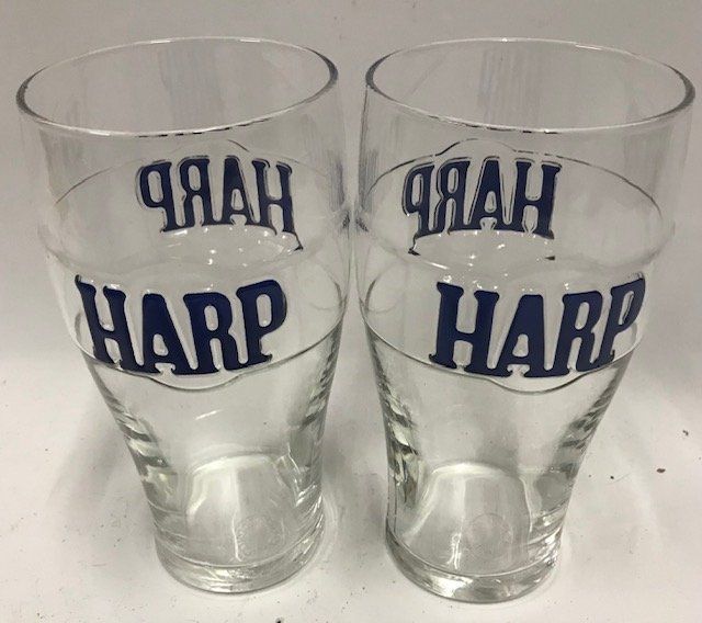 Verres: 2 Biergläser HARP Pint Relief – Neuf (Voir description) à Zürich par gigimai67