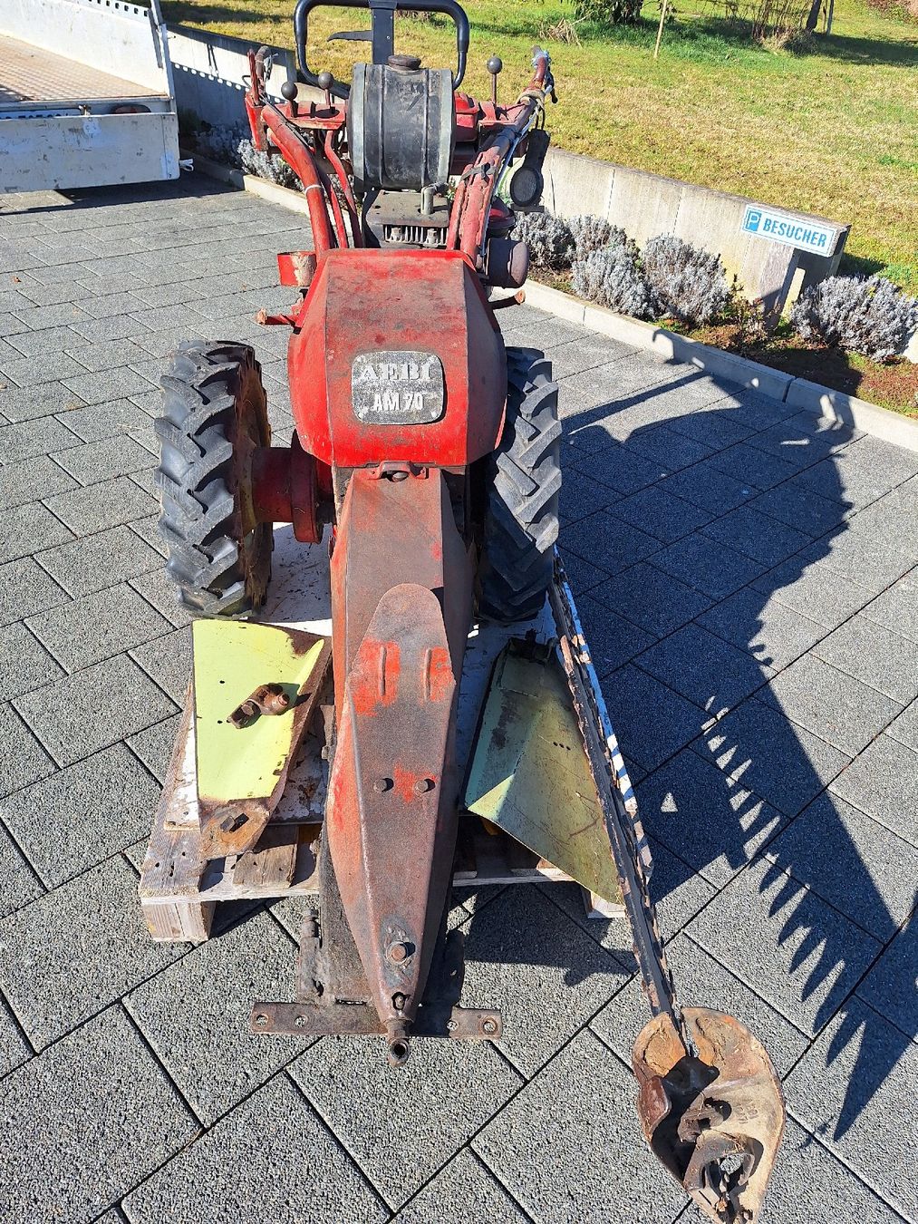 Aebi Trattori: Aebi AM70 Motormäher Traktor Rasenmäher – Difettoso da Auw venduto da Zuendapp1952 2