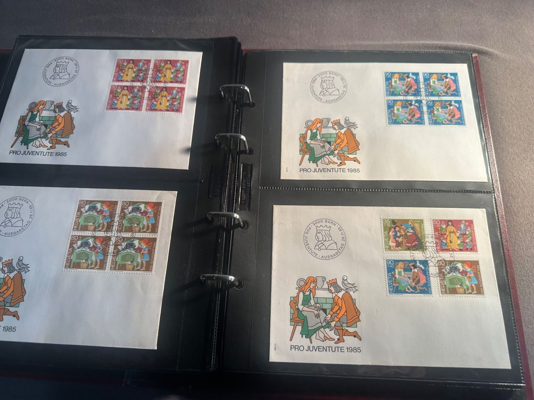 Tutti i francobolli: Sammlung Pro Juventute ab 1965 Briefe, FDC Schweiz – Usato da Stettfurt venduto da 2442 8