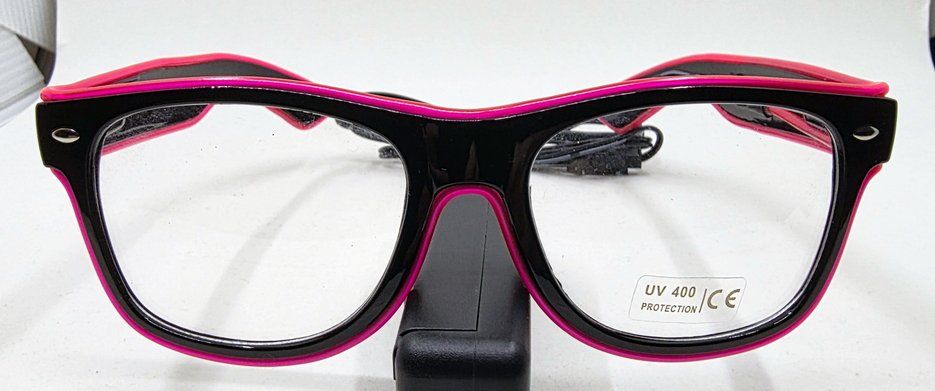 Brillen & Gläser: LED-Brille Neon Pink Frame – Neu (gemäss Beschreibung) aus Zürich von Numark 3