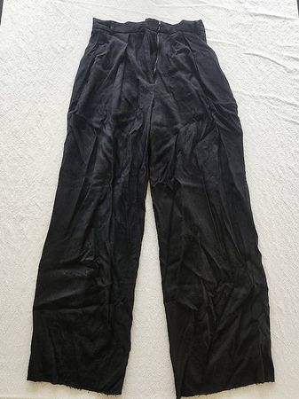 The Kooples Hose schwarz High Waist Wide Leg Gr. 34
