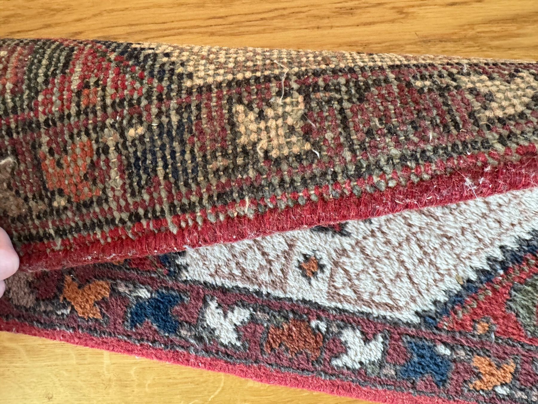 Teppiche: Perser Teppich, vintage, rot, handgeknüpft – Gebraucht aus Bern von Moonsleeper 2