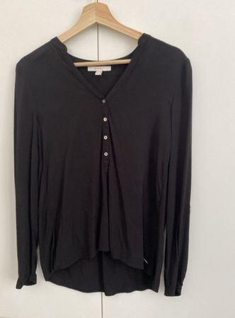 Espritbluse in schwarz, Grösse 36