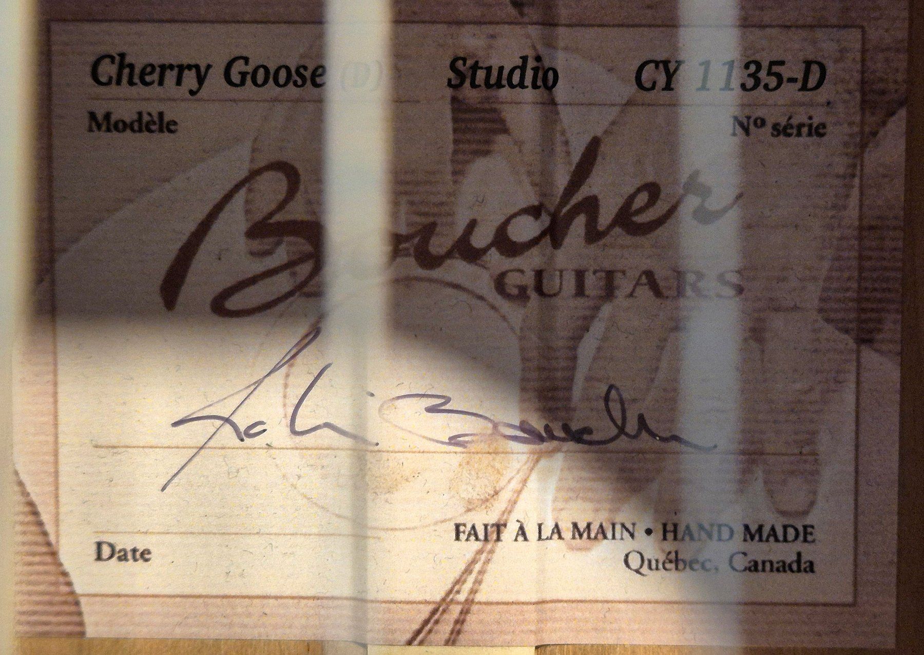 Strumenti musicali: Boucher Cherry Goose (D)  CY 1135-D – Usato da Zürich venduto da Misterbloom 6