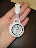 Neuwertige Schwesternuhr (QUARTZ), weiss