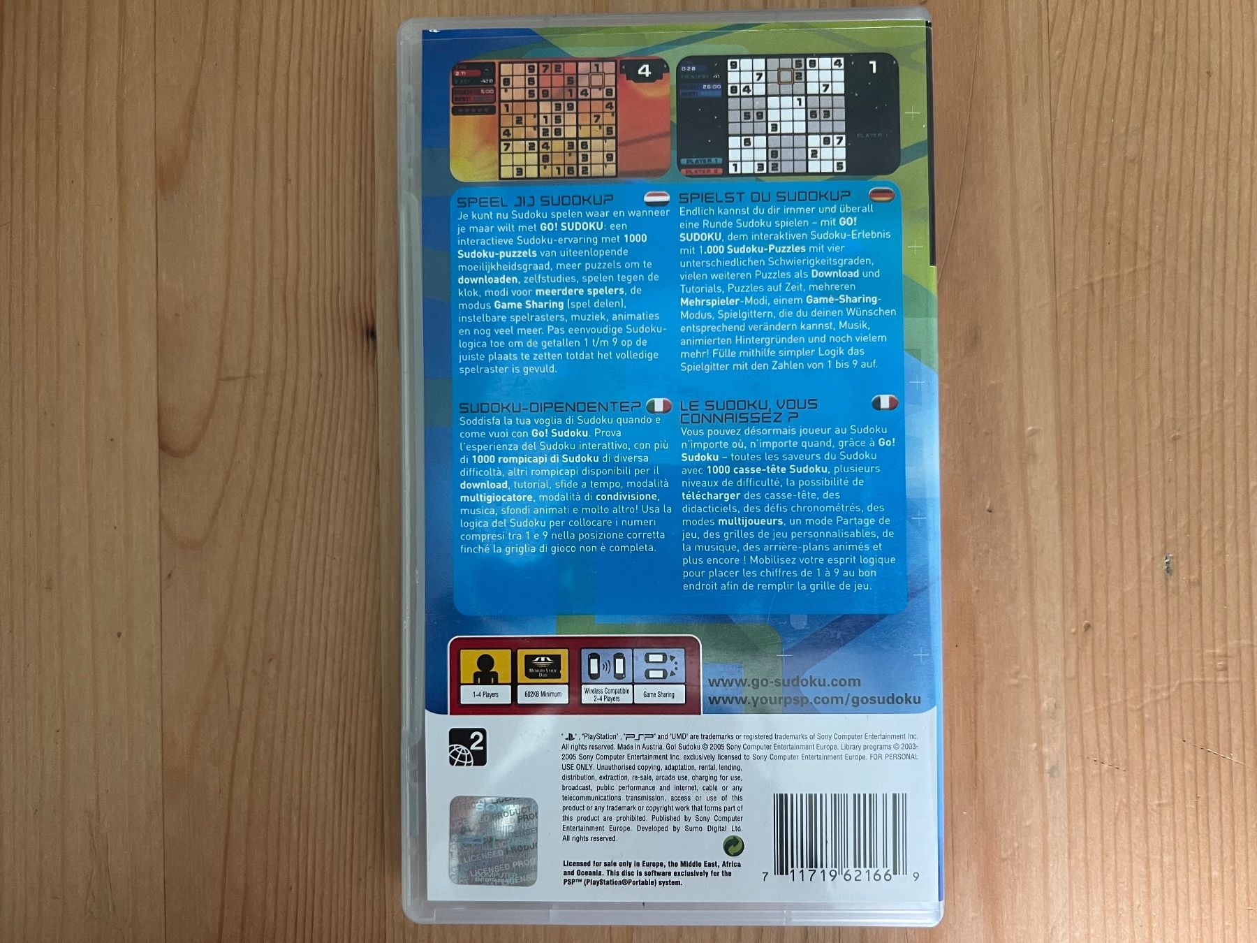 Sony Giochi: PSP GO!  Sudoko – Usato da st.gallen venduto da sophiephie 2