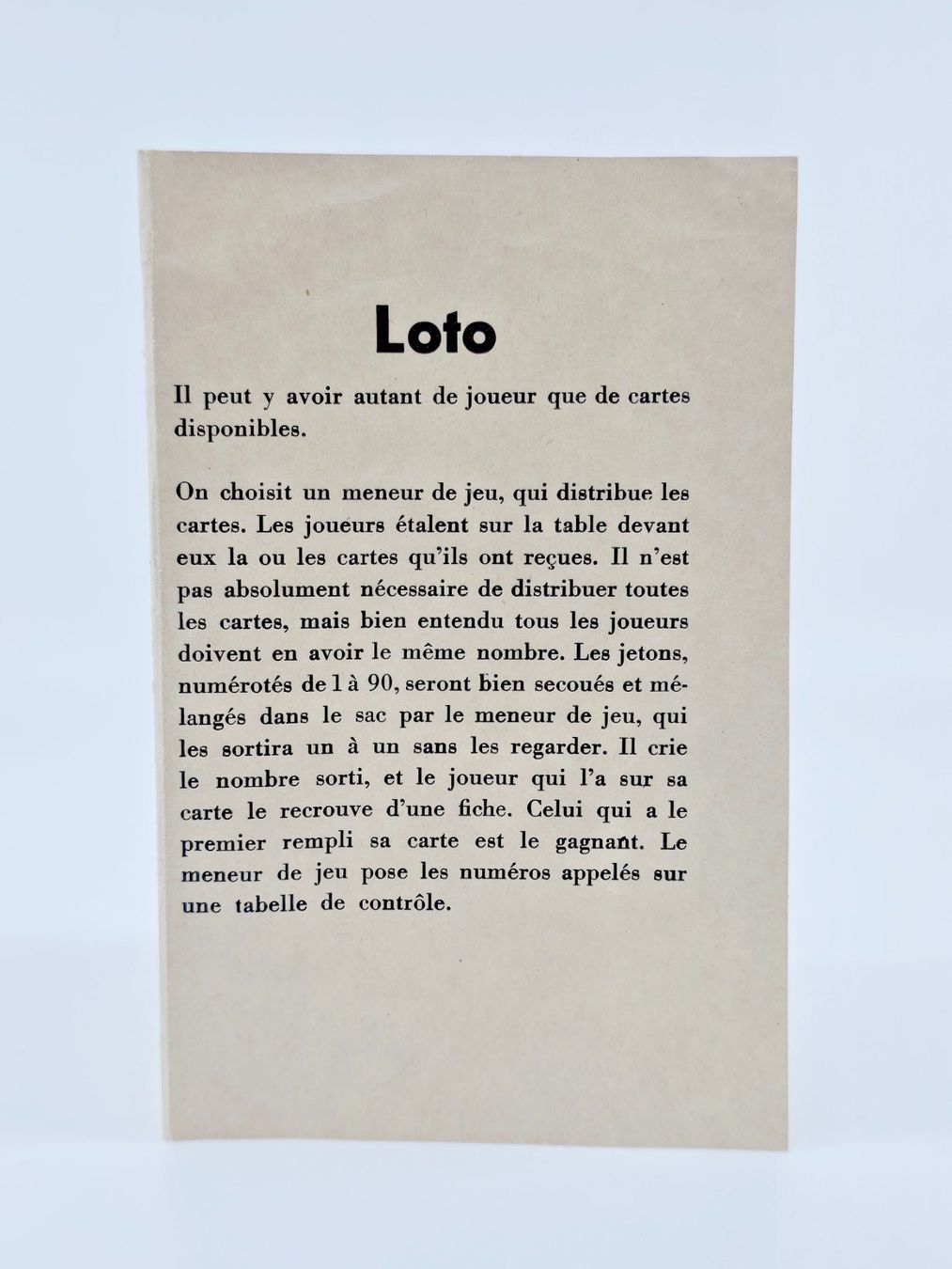 Jeux: Loto vintage en bois – D'occasion à Grandson par Nouvelle-ere 9