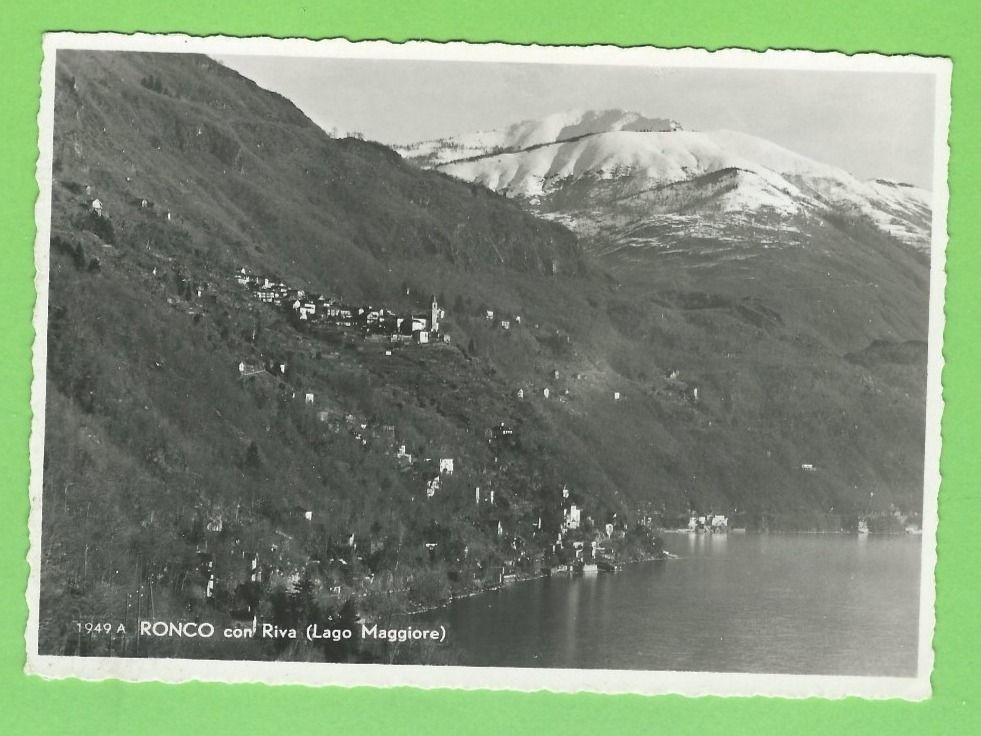 Cartoline postali: Ronco con Riva (Lago Maggiore) – Usato da Zürich venduto da t24_de