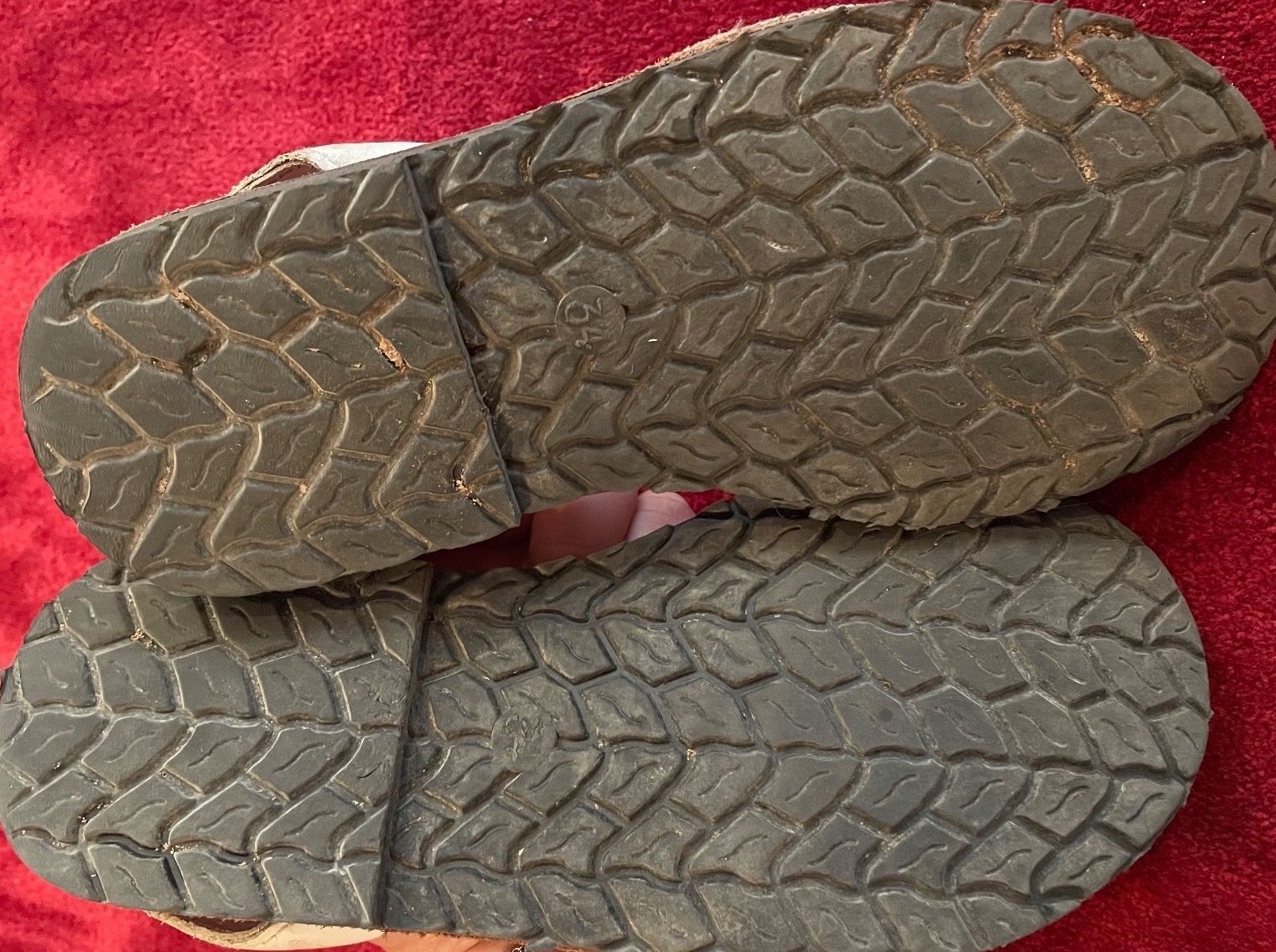 Schuhe für Mädchen: Mädchen Sandale, hellrosa-glitzer, Gr 34 – Gebraucht aus Zürich von Capetown14 3