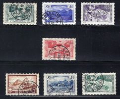 1914/31 alle Gebirgslandschaften ZNr.129-179 gest.ʘ, KP 130