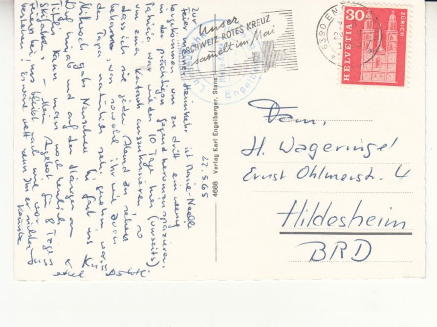 Ansichtskarten: Engelberg 1965 – Gebraucht aus Bürglen TG von StampGraf 1
