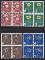 129-132** Viererblockserie 1949, Katalog SBK 26 Fr. 32.00
