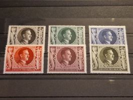 Deutsches Reich Adolf Hitler Briefmarken 1943 POSTFRISCH