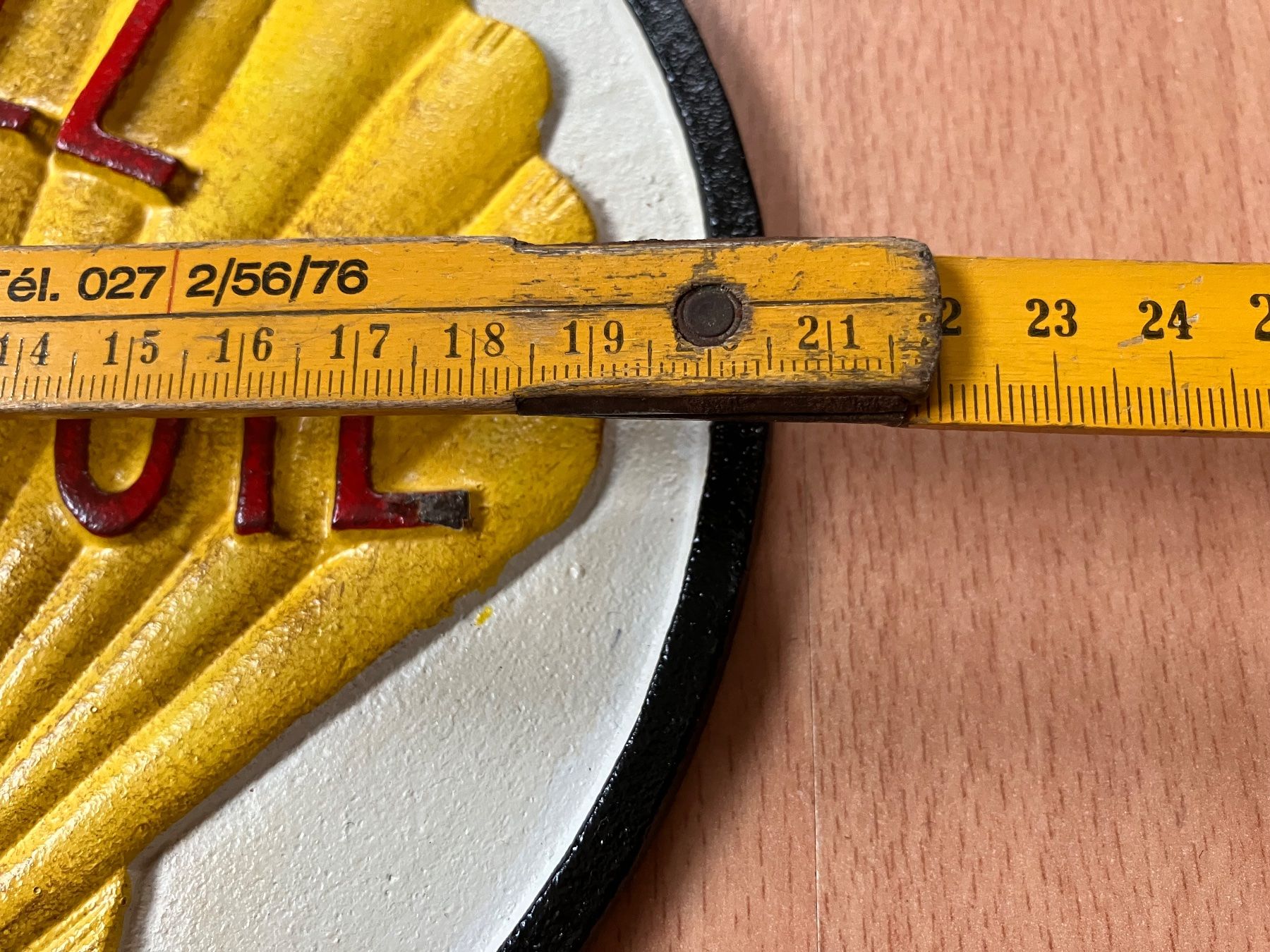 Shell Schilder: Shell Motor Oil heavy iron sign. – Gebraucht aus Zürich von  4
