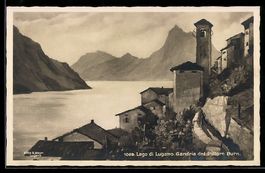 AK Gandria /Lago di Lugano, Gandria del Pittore Burn