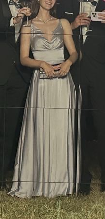 Kleid grau/silber