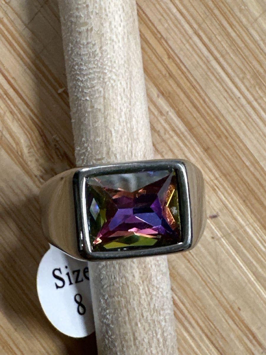 Bagues: Ring mit buntem Stein – Neuf (Voir description) à Trüllikon par angela4444 2
