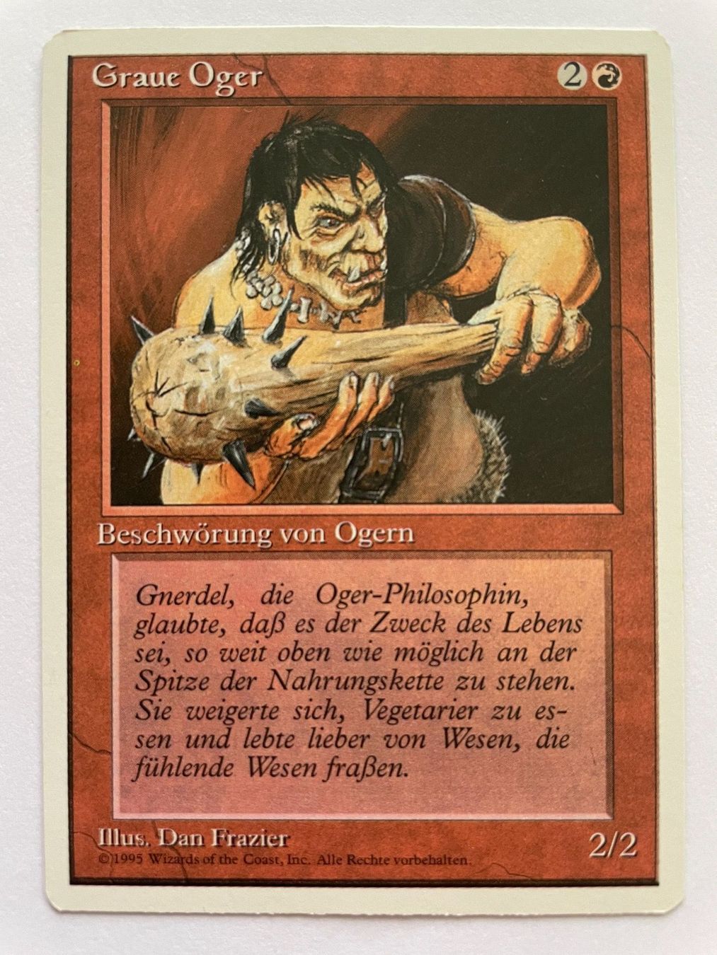 Cartoline: MTG - Graue Oger – Usato da Zürich venduto da T_H_O_M_A_S