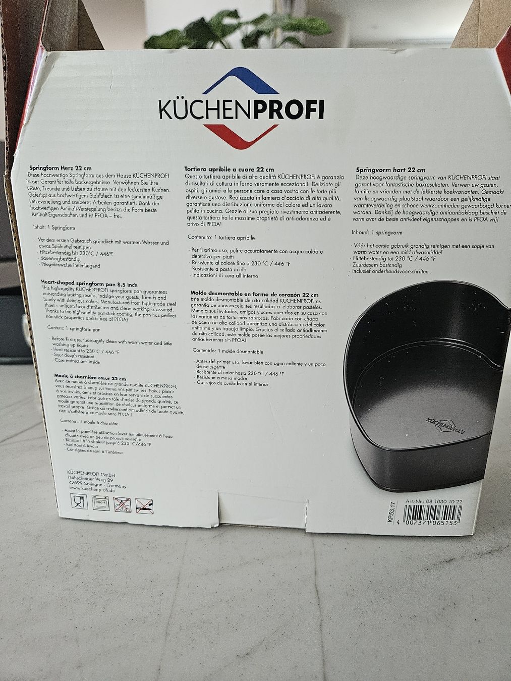 Teglie da forno: Springform Herz 22cm, KÜCHENPROFI, quasi neu! – Usato da Kloten venduto da Tacha_gb 4