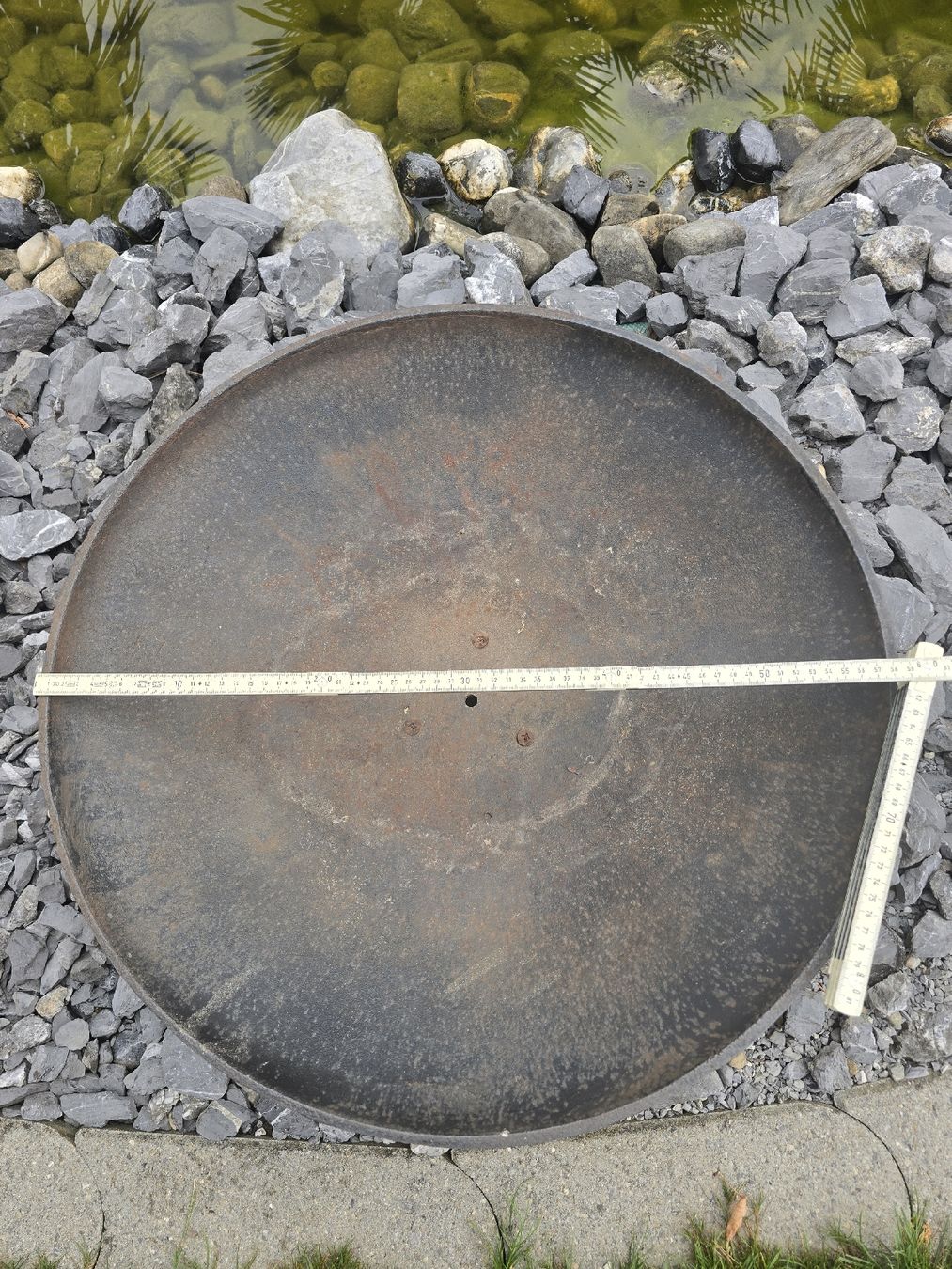 Feuerschale: Feuerschale mit Fuss Durchmesser ca. 60cm gebraucht – Gebraucht aus Jona von fege63 1