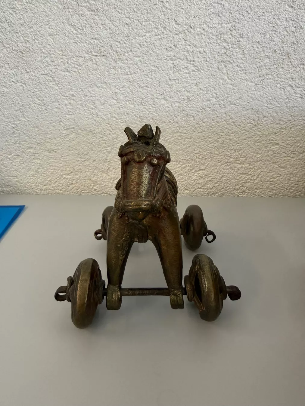 Figuren: Antikes Messing Pferd – Gebraucht aus Gümligen von Brocki-Reimal-Stift 1