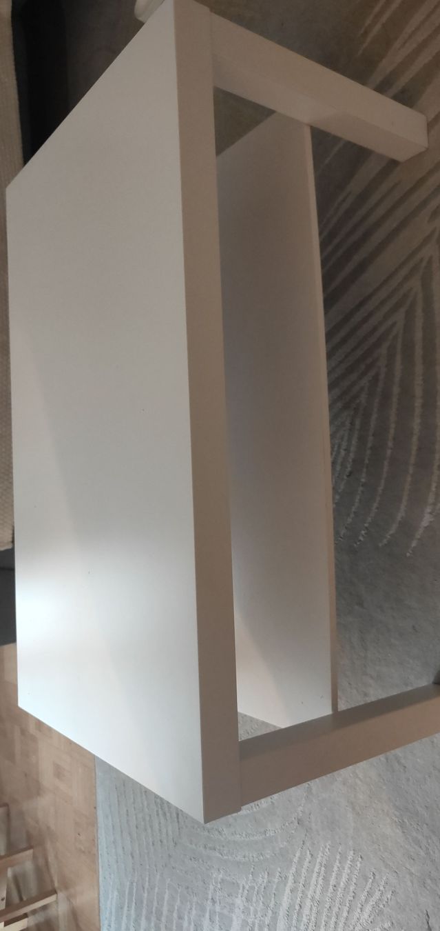 Ikea Tavoli: Table basse Ikea blanche carrée 90x55 – Usato da Biel/Bienne venduto da Edi5Roli3 2