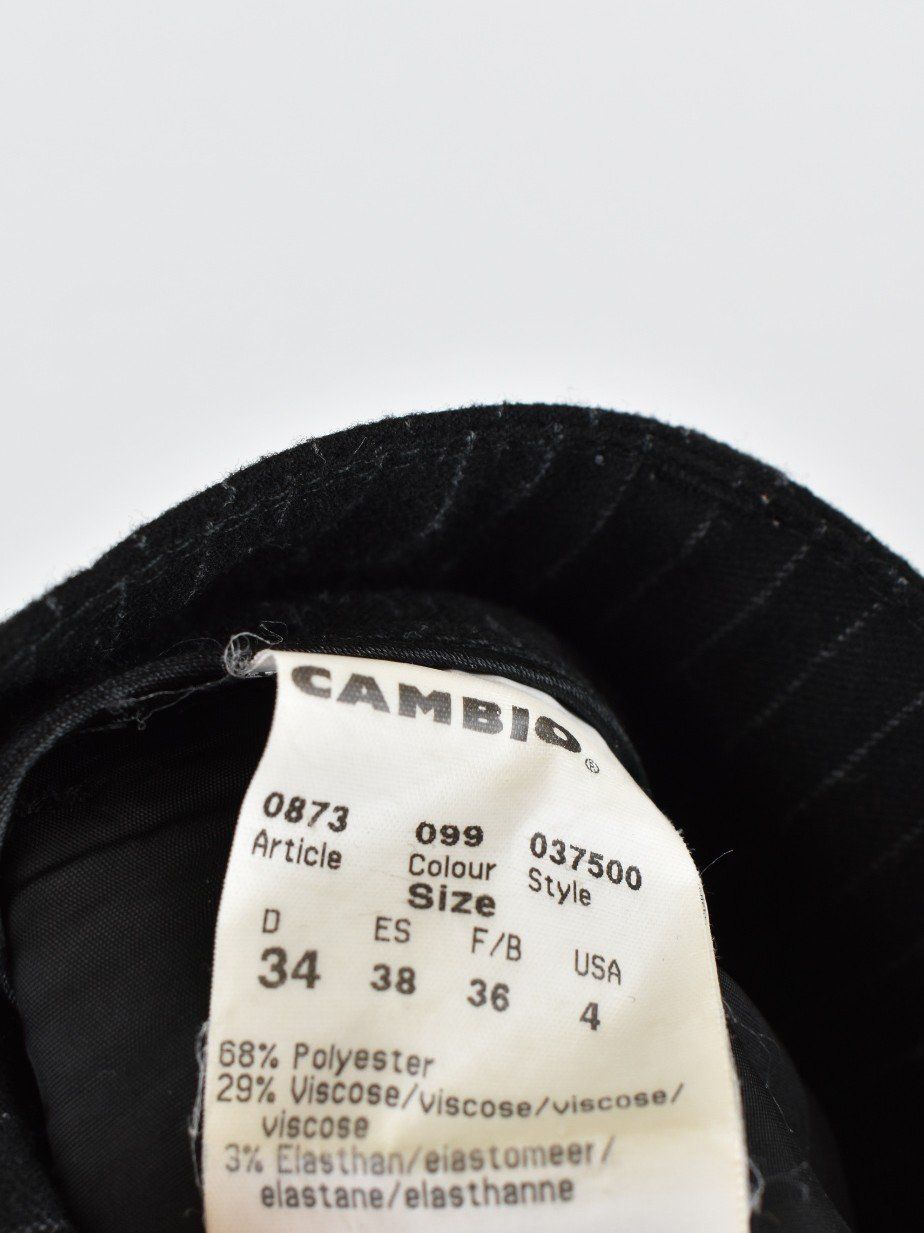 Cambio Pantaloni: Cambio Stoffhose, Gr.34, schwarz gestreift – Usato da Nürensdorf venduto da 2ND_STORY 7