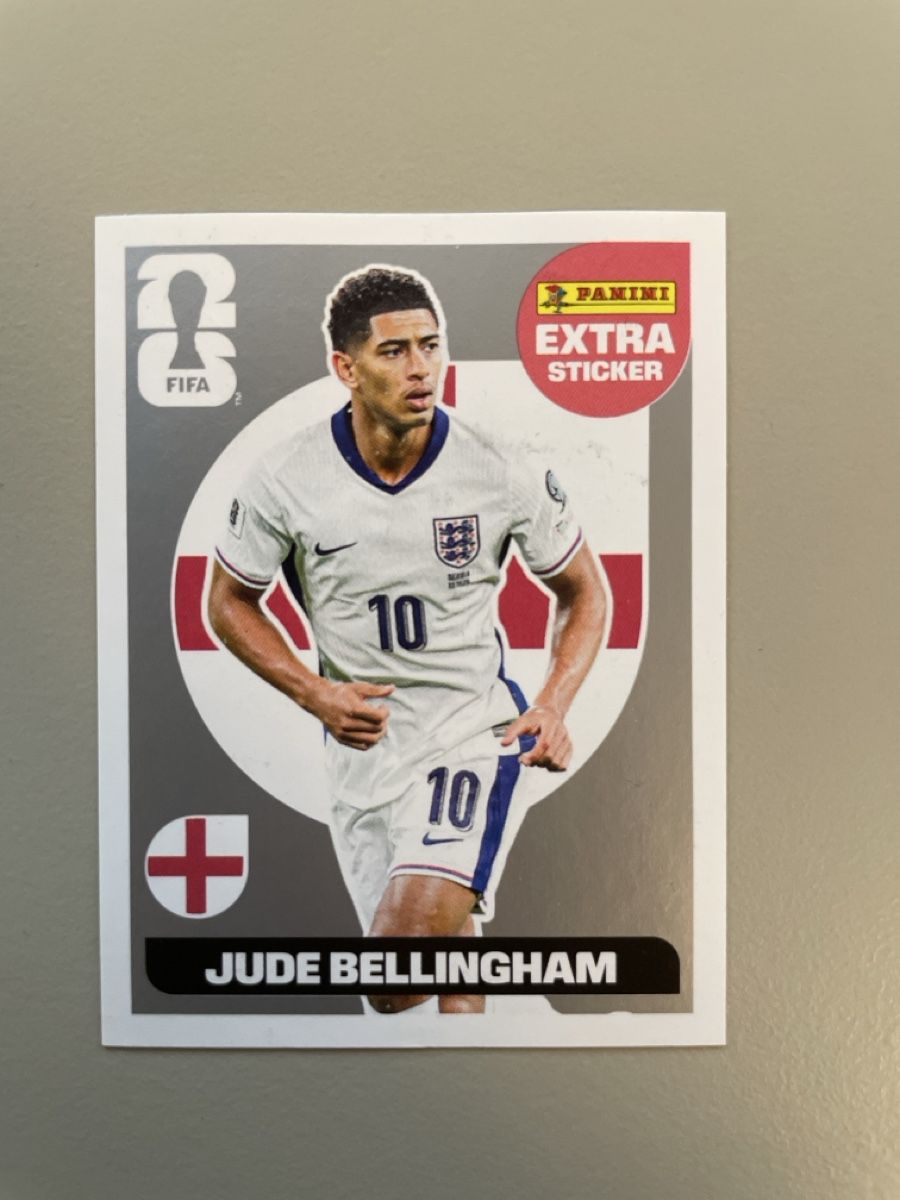Panini Carte collezionabili: Panini WM 2026 Extra Sticker Jude Bellingham – Usato da Inwil venduto da Anhelm
