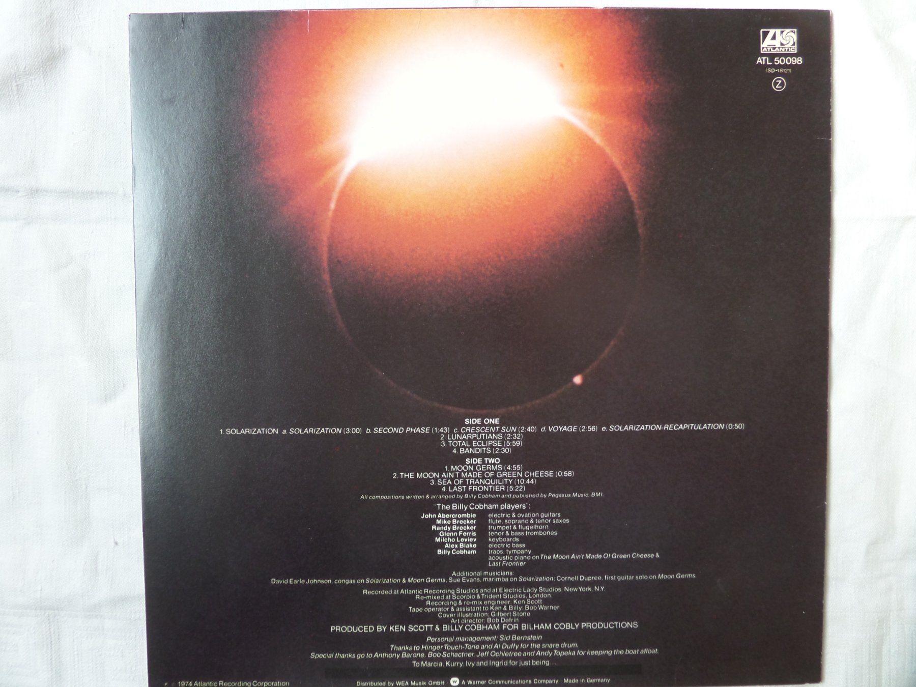 Vinyles: Billy Cobham - Total Eclipse – D'occasion à Genève par CDLPBookS 1