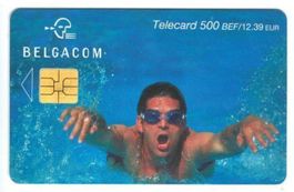 Telefonkarte Belgien Sport Schwimmen