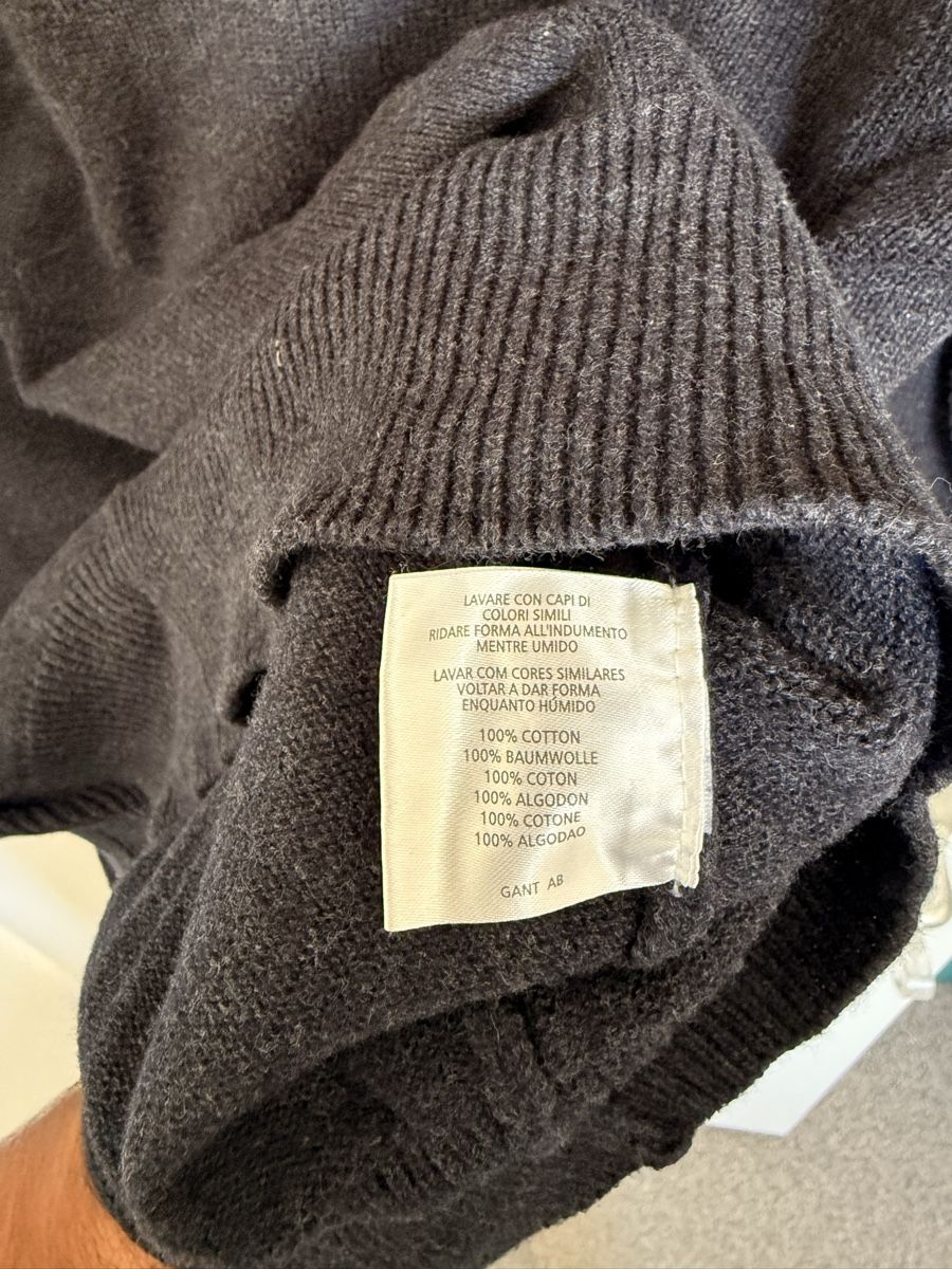 Gant Maglioni & Felpe: GANT V-Pullover aus Baumwolle  – Usato da Thalwil venduto da ric_6zpr 2