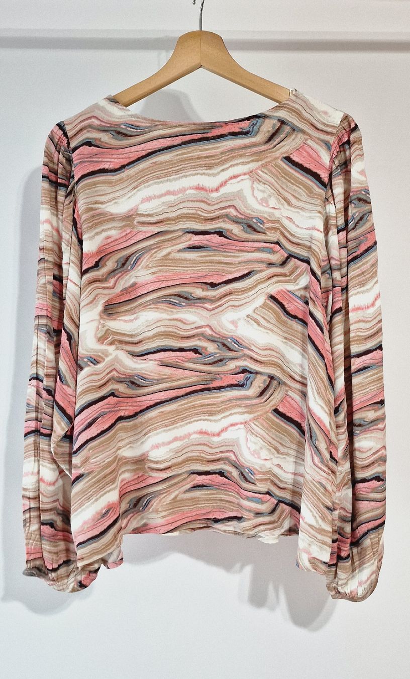 Tom Tailor Camicette: Tom Tailor Elegante Bluse mit speziellem Marmormuster, S – Nuovo (secondo la descrizione) da Affeltrangen venduto da Szafaoli 5