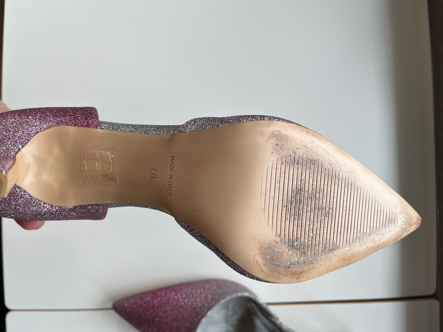 Scarpe da donna: Pink Glitzer Pumps, Grösse 40 – Usato da Baar venduto da DealDiHei 3