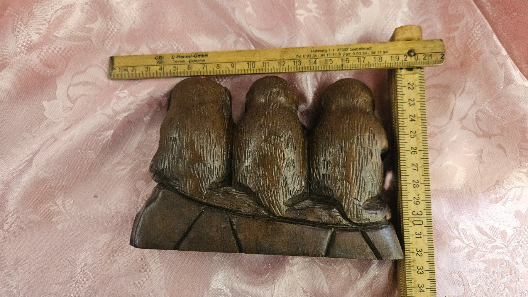 Statuette: Statua di legno "tre scimmiette" – Usato da Melano venduto da H-Sara 1