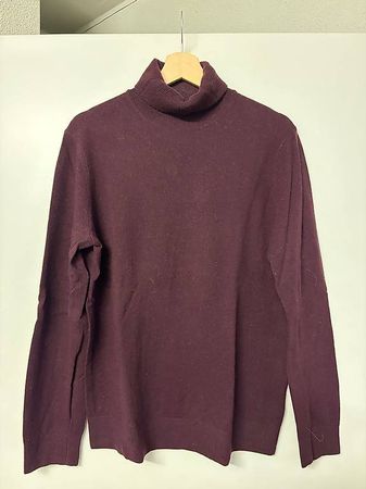 COS Rollkragenpullover (Yak/Wolle) ? Gr. M ? Aubergine