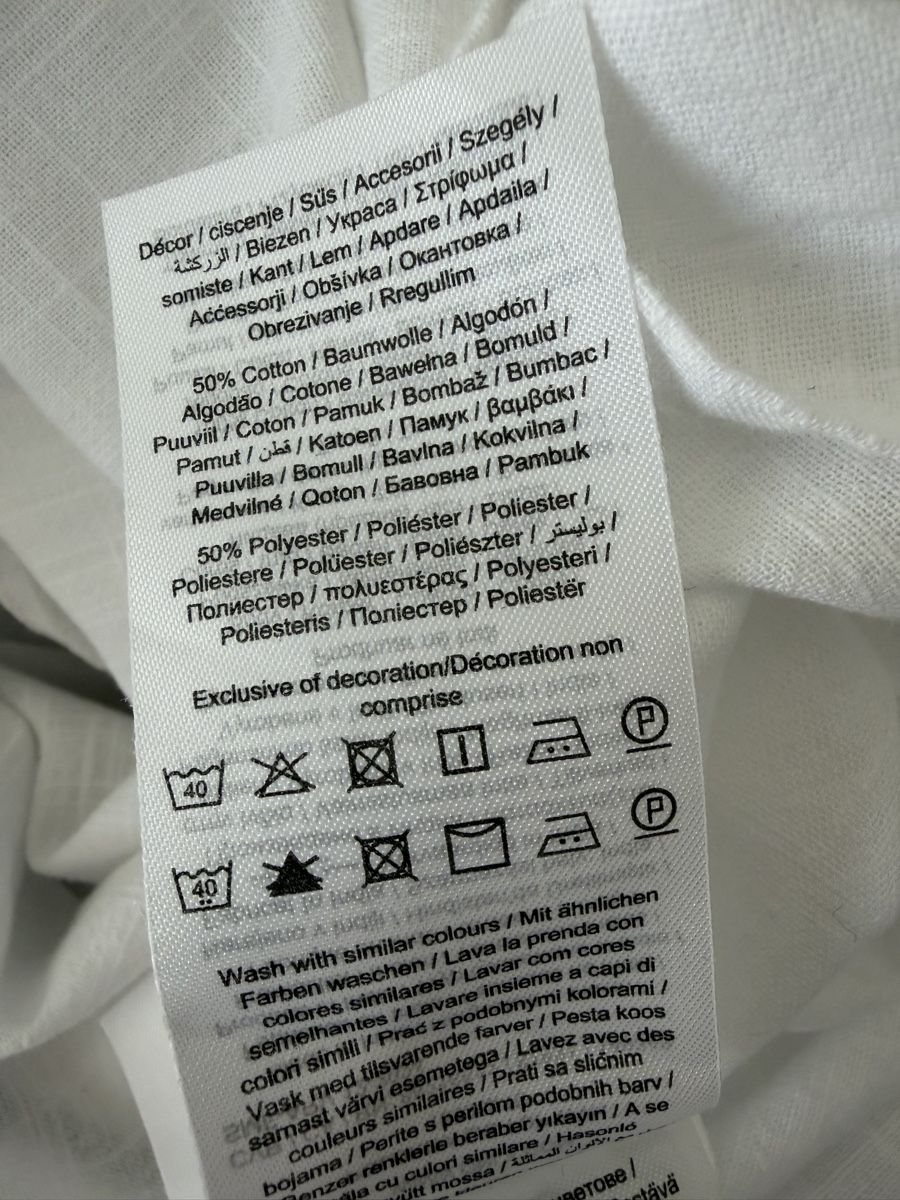Camicette: Pigalle Bluse, weiss, Grösse L, Baumwolle/Polyester – Usato da Elsau venduto da isidobrany09 2
