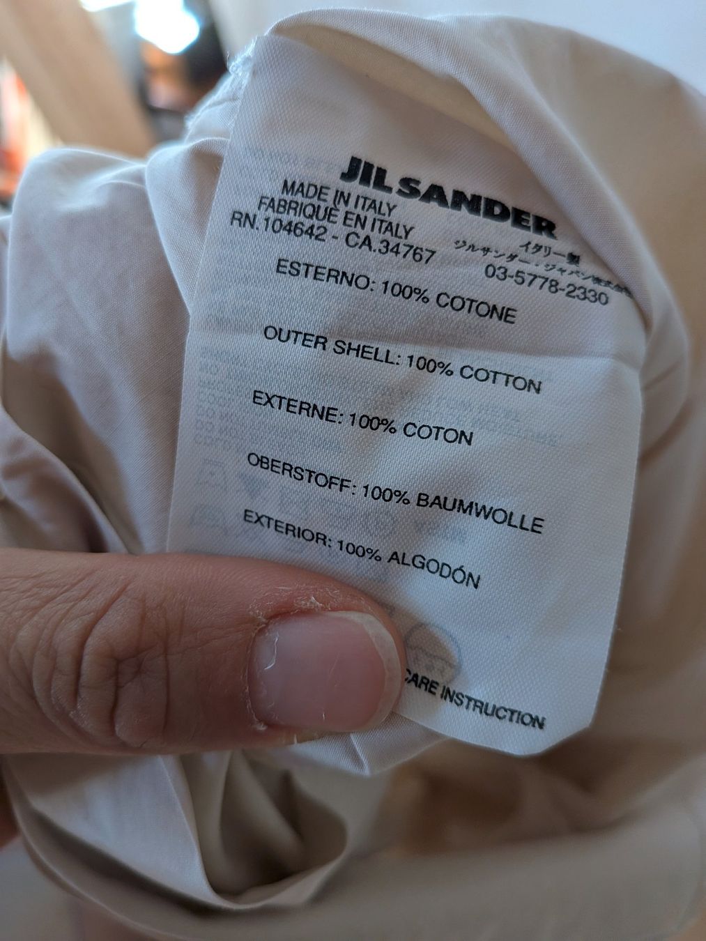 Jil Sander Camicette: Jil Sander Bluse 100% Baumwolle – Usato da Peccia venduto da LillyMarie98 6