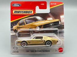 Matchbox Ford Mustang Fastback (1968) 1:64 Neu OVP