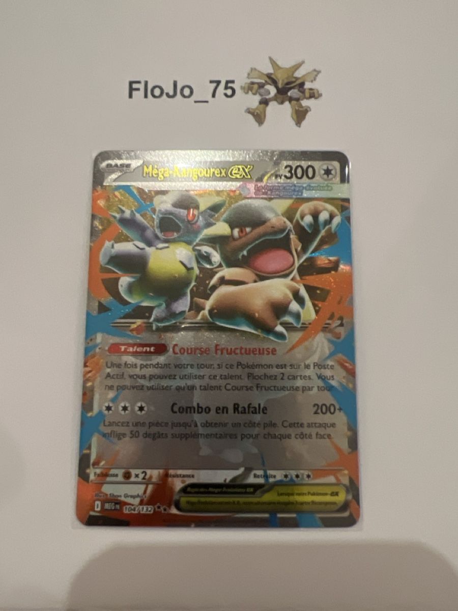Méga-Kangourex ex 104/132 - Myboost X Méga-Évolution 1 - Coffret de 10 cartes Pokémon Françaises