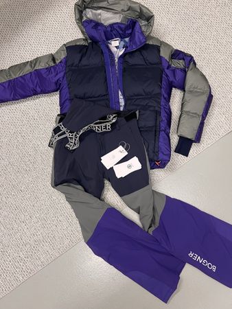 Bogner Skianzug lila dunkelblau Grösse 152-158 neu