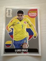 Panini WM Sticker Luis Diaz Kolumbien Extra 2026 neu silber