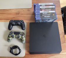 PS4 Konsole, 2 Controller, 9 Spiele